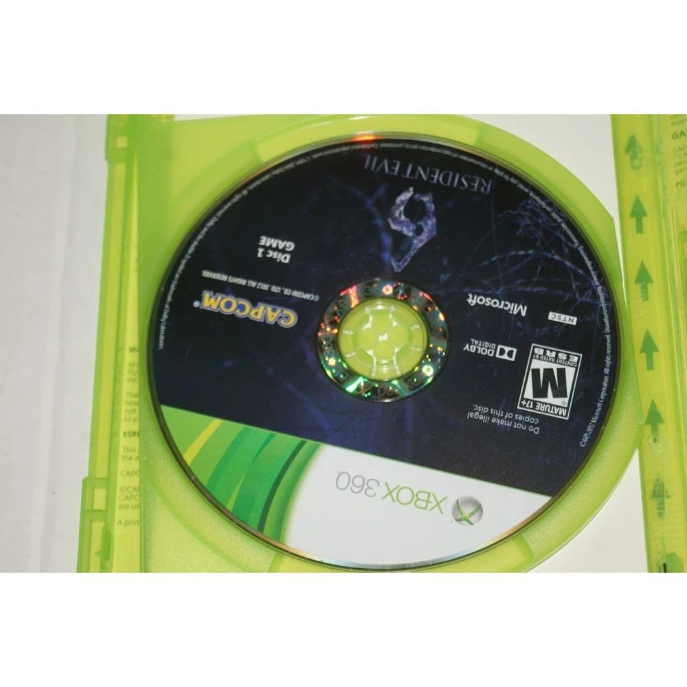 Resident Evil 6 (Xbox 360, 2012)  Tested Working -
